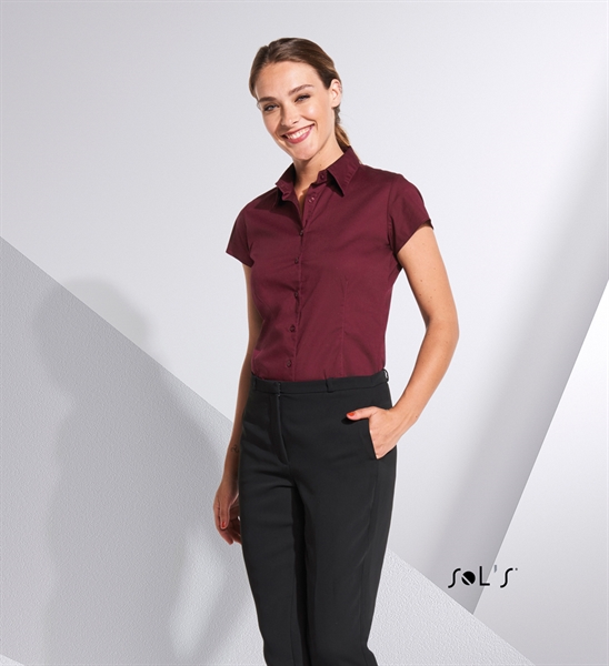 CAMISAS STRECH MUJER M/C, - Unican